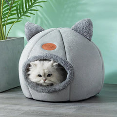 Cozy Cave Cat Bed for Winter