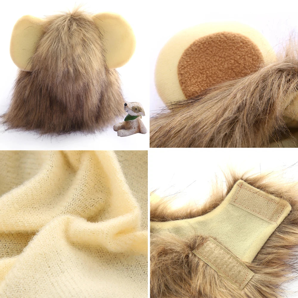 Cute Cat Lion Wig Hat