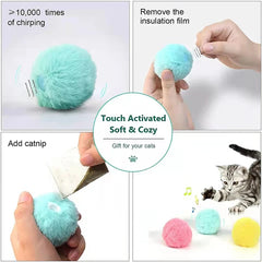 Plush Electric Catnip Ball