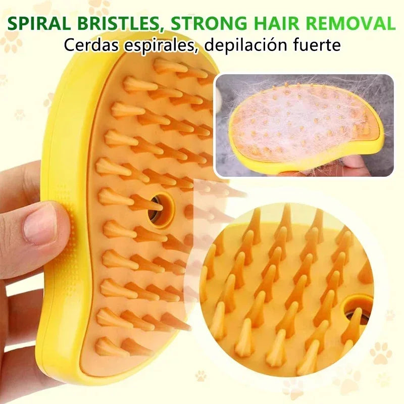 Electric Pet Steamy Grooming Brush