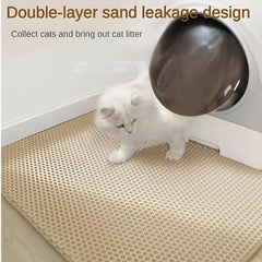 Non-Slip Double-Layer Cat Litter Mat