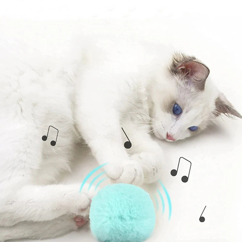 Plush Electric Catnip Ball