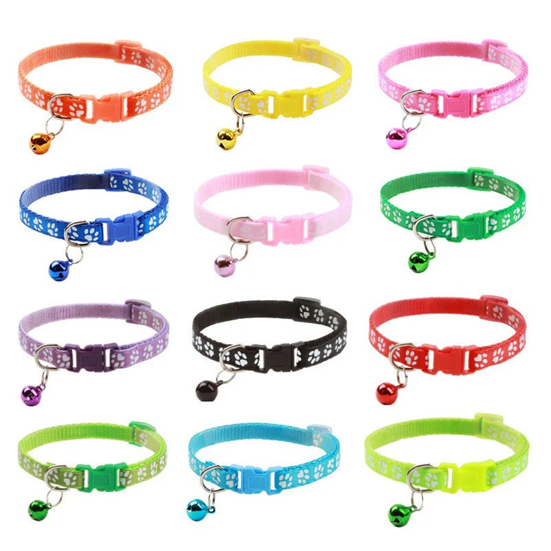 Colorful Pet Bell Collar