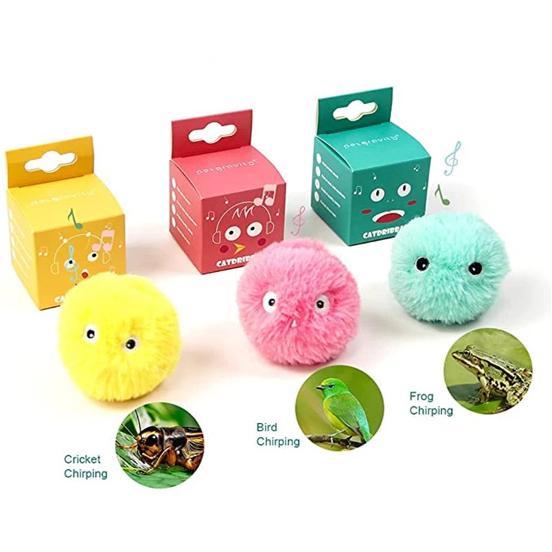 Plush Electric Catnip Ball