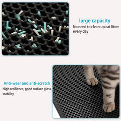 Honeycomb Waterproof EVA Cat Litter Mat