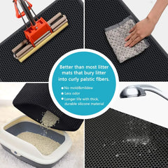 Honeycomb Waterproof EVA Cat Litter Mat