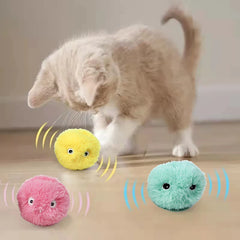 Plush Electric Catnip Ball