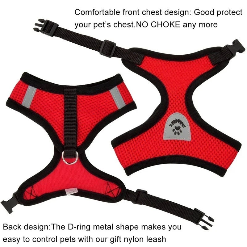 Adjustable Breathable Pet Harness