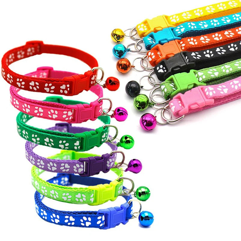 Colorful Pet Bell Collar