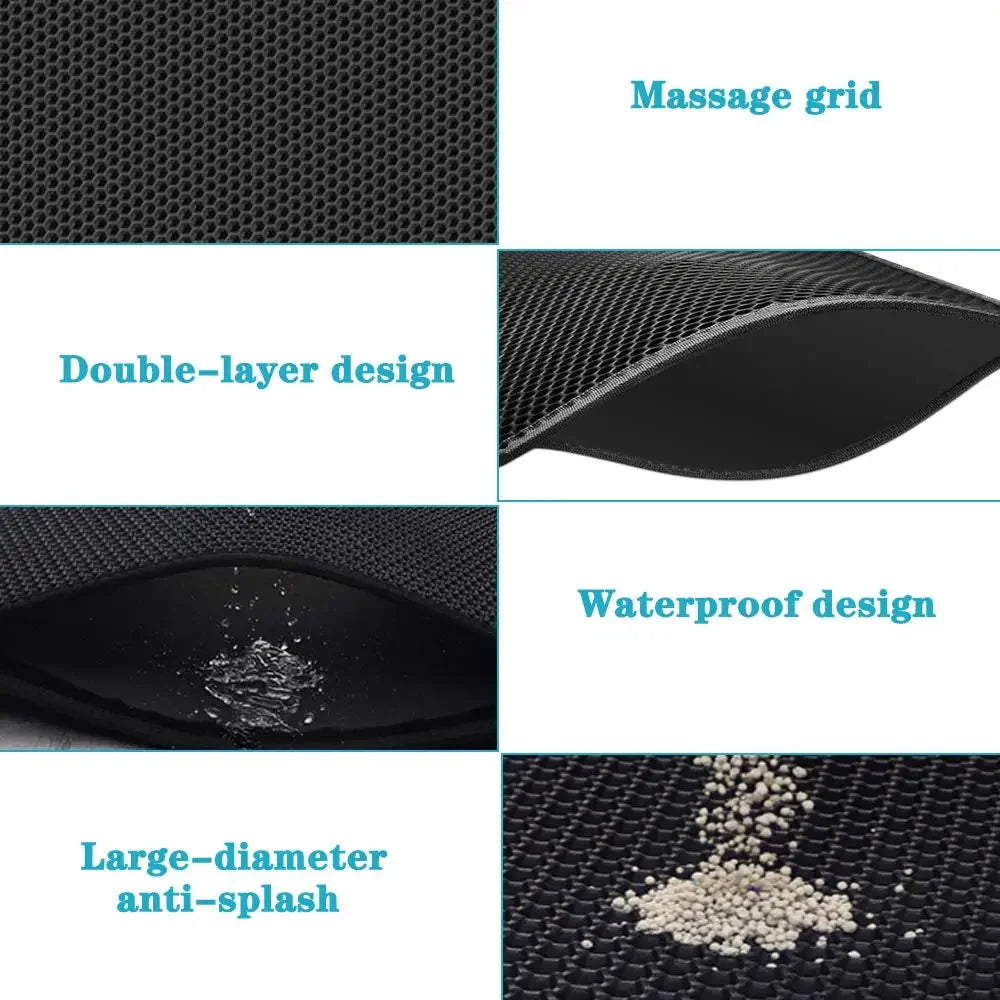 Honeycomb Waterproof EVA Cat Litter Mat